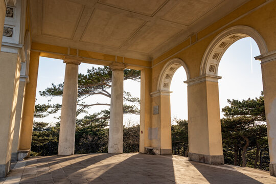 Im Inneren des Husarentempel in M&ouml;dling, Nieder&ouml;sterreich