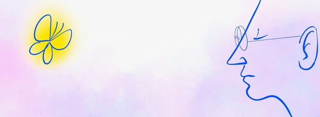 瞑想をイメージしたイラスト