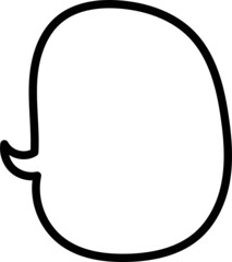 Hand drawing quote text box set. Doodle quote box frame