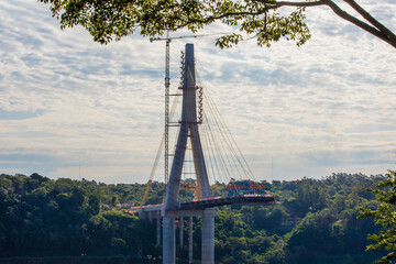 Construction of the Integration Bridge on the Paraguay side