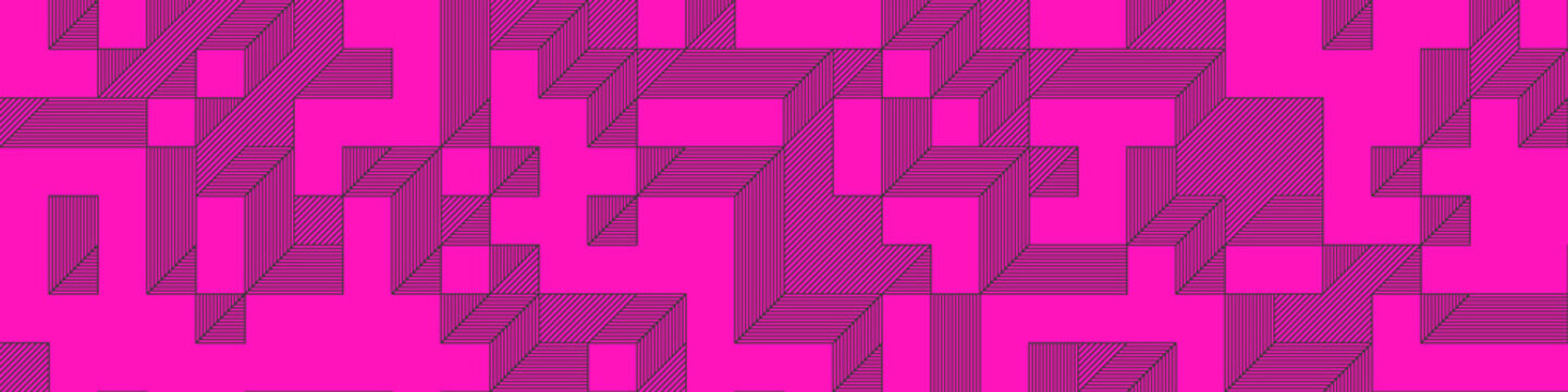 Implementation of Edward Zajec&rsquo;s &ldquo;Il Cubo&rdquo; from 1971. Essentially a Truchet tile set of 8 tiles and rules for placement art illustration