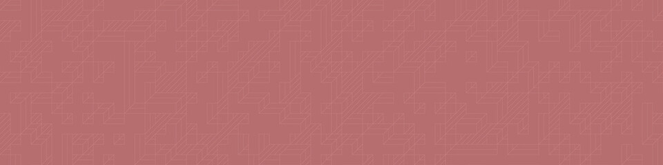 Fototapeta premium Implementation of Edward Zajec’s “Il Cubo” from 1971. Essentially a Truchet tile set of 8 tiles and rules for placement art illustration