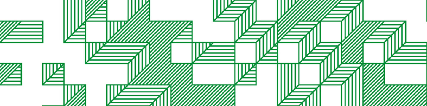 Implementation of Edward Zajec&rsquo;s &ldquo;Il Cubo&rdquo; from 1971. Essentially a Truchet tile set of 8 tiles and rules for placement art illustration