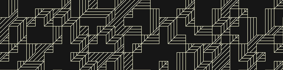 Implementation of Edward Zajec’s “Il Cubo” from 1971. Essentially a Truchet tile set of 8 tiles and rules for placement art illustration