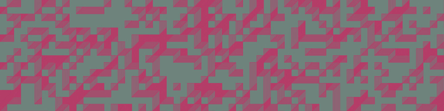 Implementation of Edward Zajec&rsquo;s &ldquo;Il Cubo&rdquo; from 1971. Essentially a Truchet tile set of 8 tiles and rules for placement art illustration