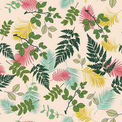 Seamless floral pattern. background