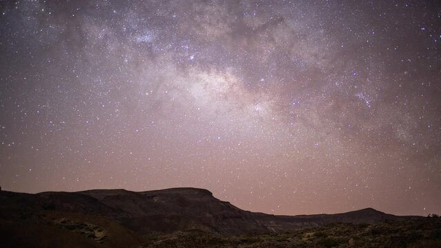 el teide in tenerife canary islands at night