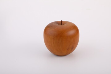 apple made of wood decorative beautiful as a decorative element for interior design 