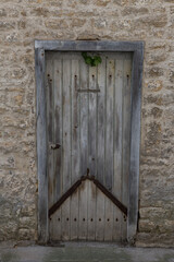vieille porte de maison de ville