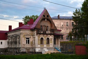 Old house in an ancient town, Western Ukraine