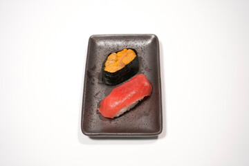 うにと本マグロの握り鮨のイメージ画像