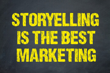 Fototapeta premium Storytelling is the best Marketing