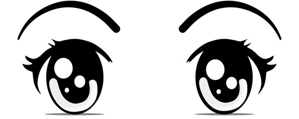 Colorful boho eyes collection isolated on white, modern design, Cartoon woman eyes and eyebrows with lashes. Isolated vector illustration. Can be used for T-shirt print, poster and cards. cartoon eye 