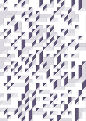 Implementation of Edward Zajec&rsquo;s &ldquo;Il Cubo&rdquo; from 1971. Essentially a Truchet tile set of 8 tiles and rules for placement art illustration