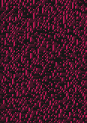 Fototapeta premium Implementation of Edward Zajec’s “Il Cubo” from 1971. Essentially a Truchet tile set of 8 tiles and rules for placement art illustration