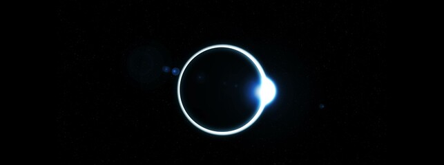 Total lunar eclipse ,partial solar eclipse , eclipse realistic panorama view