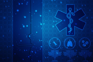 Medical and Health care concept background, Medical Science, Biotechnology concept background