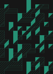 Implementation of Edward Zajec’s “Il Cubo” from 1971. Essentially a Truchet tile set of 8 tiles and rules for placement art illustration