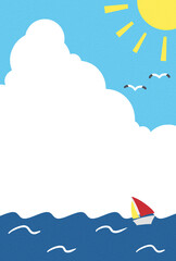 背景イラスト_海の風景