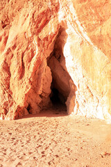cliff and mountain with blue sky sunset sunrise ocean sea beach