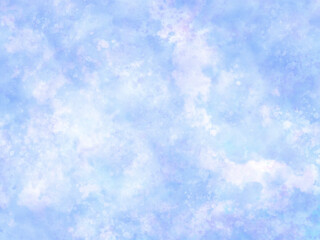 水彩で描いた水中のような背景イラスト素材