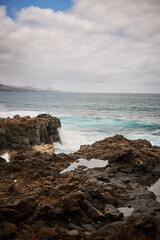 cliff and mountain with blue sky sunset sunrise ocean sea beach