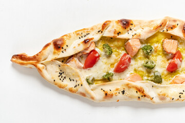 Traditional arabic pizza lahmacun pide