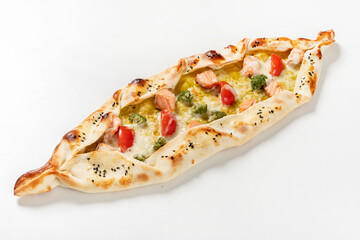 Traditional arabic pizza lahmacun pide