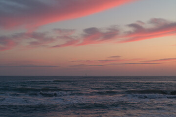 Fototapeta na wymiar sunset over the sea,clouds, sunrise,sea, sky, water, ocean,horizon,beautiful, waves, evening,