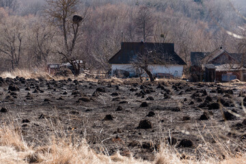 Ukrainian huts, mazanka, Vinnytsia region