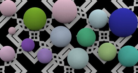 colorful balls.abstract background for textiles,  wallpapers and designs
backdrop in UHD format 4098 x 2160 .