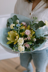 Beautiful bouquet of flowers for a gift