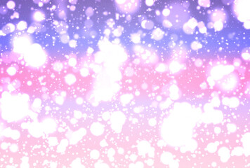 背景素材_イルミネーション_ピンク