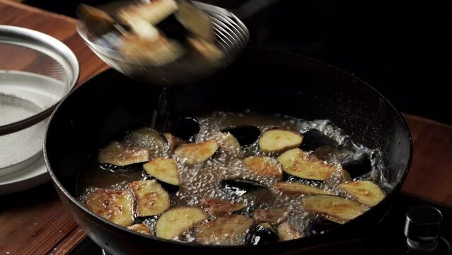 Northeast China's specialty home-cooked dish - garlic roasted eggplant cubes