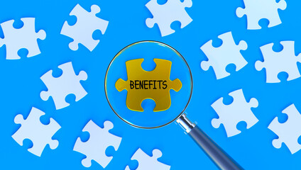 blue puzzle piece and benefits