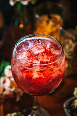 Cocktails floreados