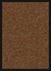 Fototapeta premium Offset Quads generative art background art illustration