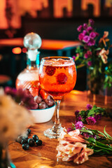 Cocktails floreados