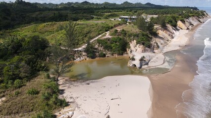 Miri, Sarawak Malaysia - May 2, 2022: The Landmark and Tourist Attraction areas of the of Miri...