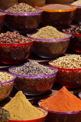 Oriental spices at the old oriental bazaar