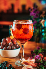 Cocktails floreados