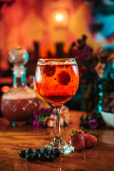 Cocktails floreados