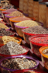 Oriental spices at the old oriental bazaar