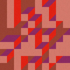 Implementation of Edward Zajec’s “Il Cubo” from 1971. Essentially a Truchet tile set of 8 tiles and rules for placement art illustration