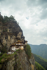 Fototapeta na wymiar tiger nest, upper Paro valley in Bhutan 41