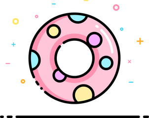 Swimming ring icon