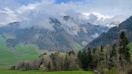 Fototapeta na wymiar Roggenstock in der Schweiz