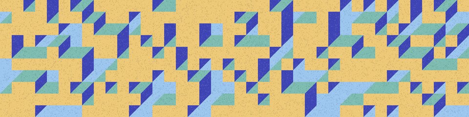 Implementation of Edward Zajec’s “Il Cubo” from 1971. Essentially a Truchet tile set of 8 tiles and rules for placement art illustration