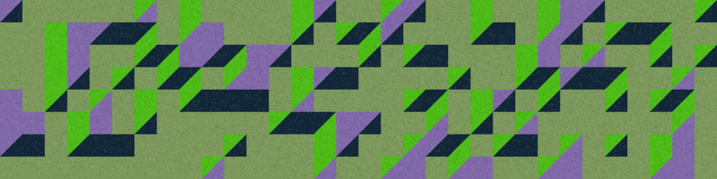 Implementation of Edward Zajec&rsquo;s &ldquo;Il Cubo&rdquo; from 1971. Essentially a Truchet tile set of 8 tiles and rules for placement art illustration