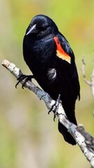 red winged blackbird